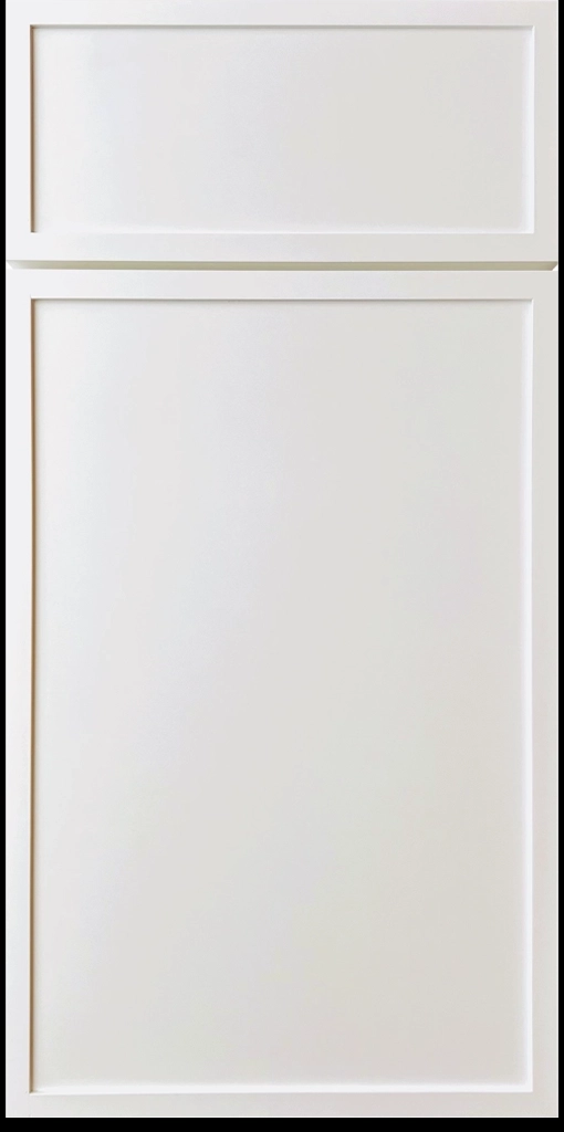 Three Series Miami canvas in white cream, showing a narrow, modern style rail.
